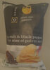 Sea Salt & Black Pepper Kettle Cooked Potato Chips - Product