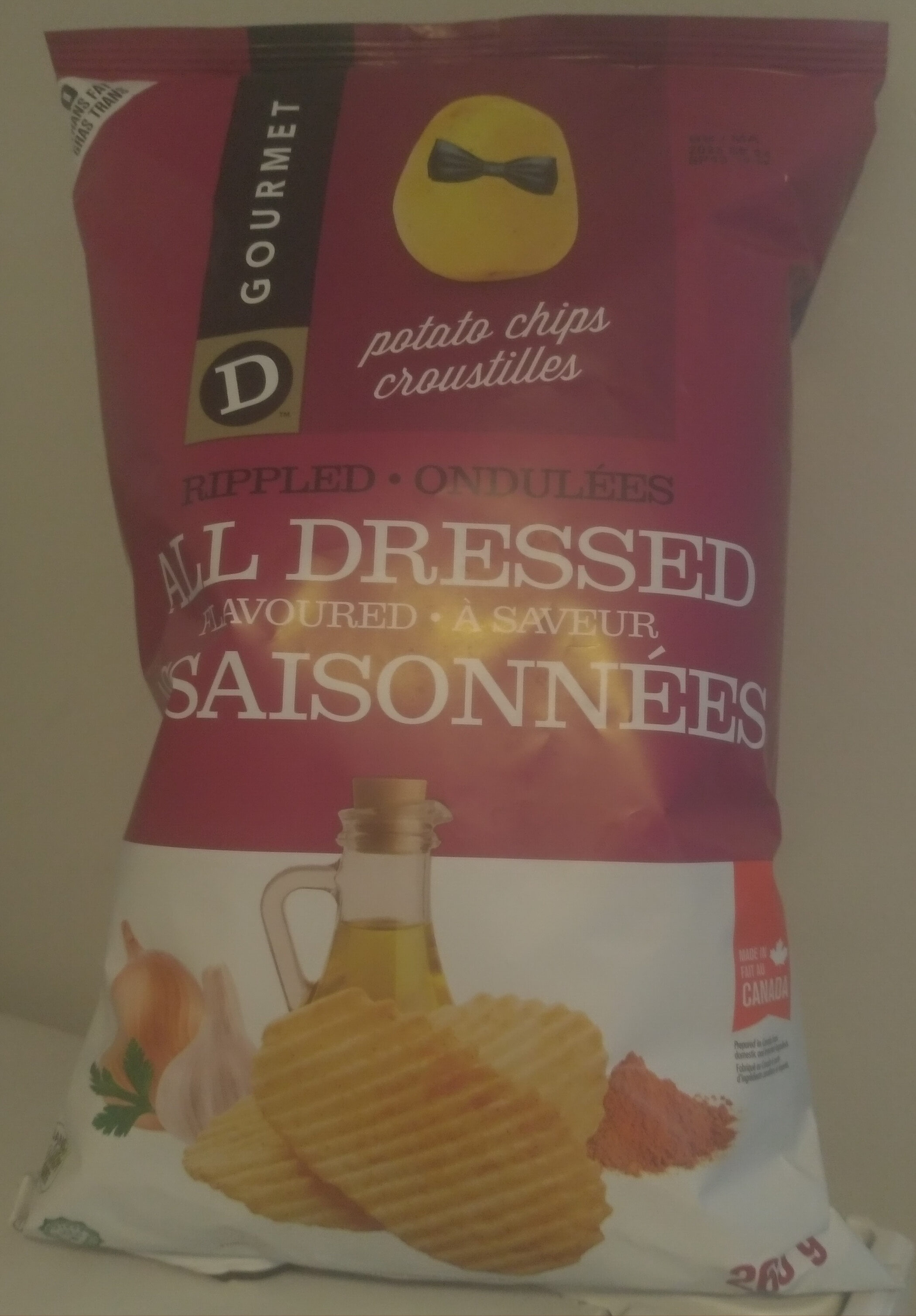 Rippled All Dressed Potato Chips - Produit