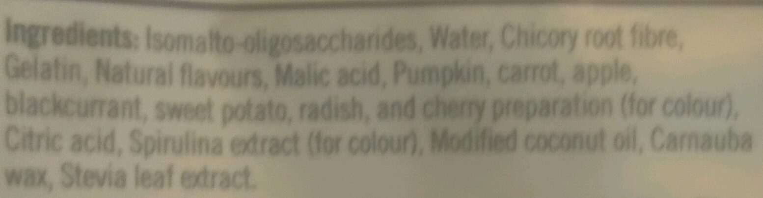 Gummy Worms - Ingredients