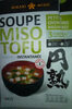 soupe miso tofu - Producto