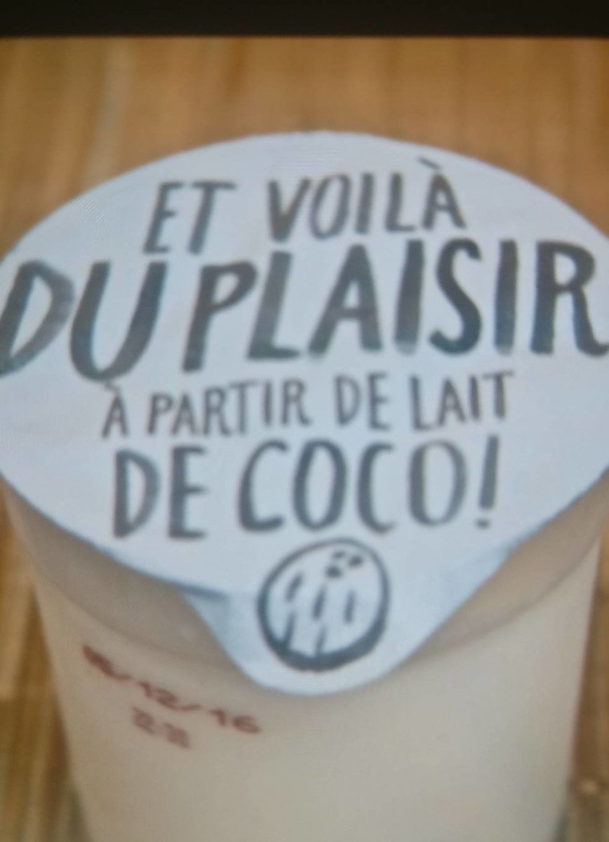 Dessert au lait de noix de coco - Product - fr