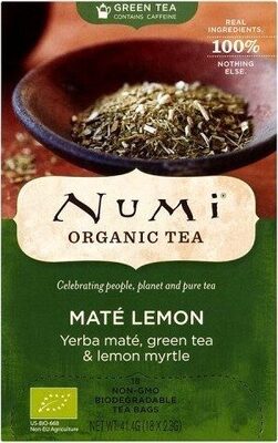 Organic Tea Maté Lemon x (41.4g) - Product - en