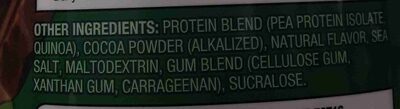 plant-based protein supplement - Ingredients