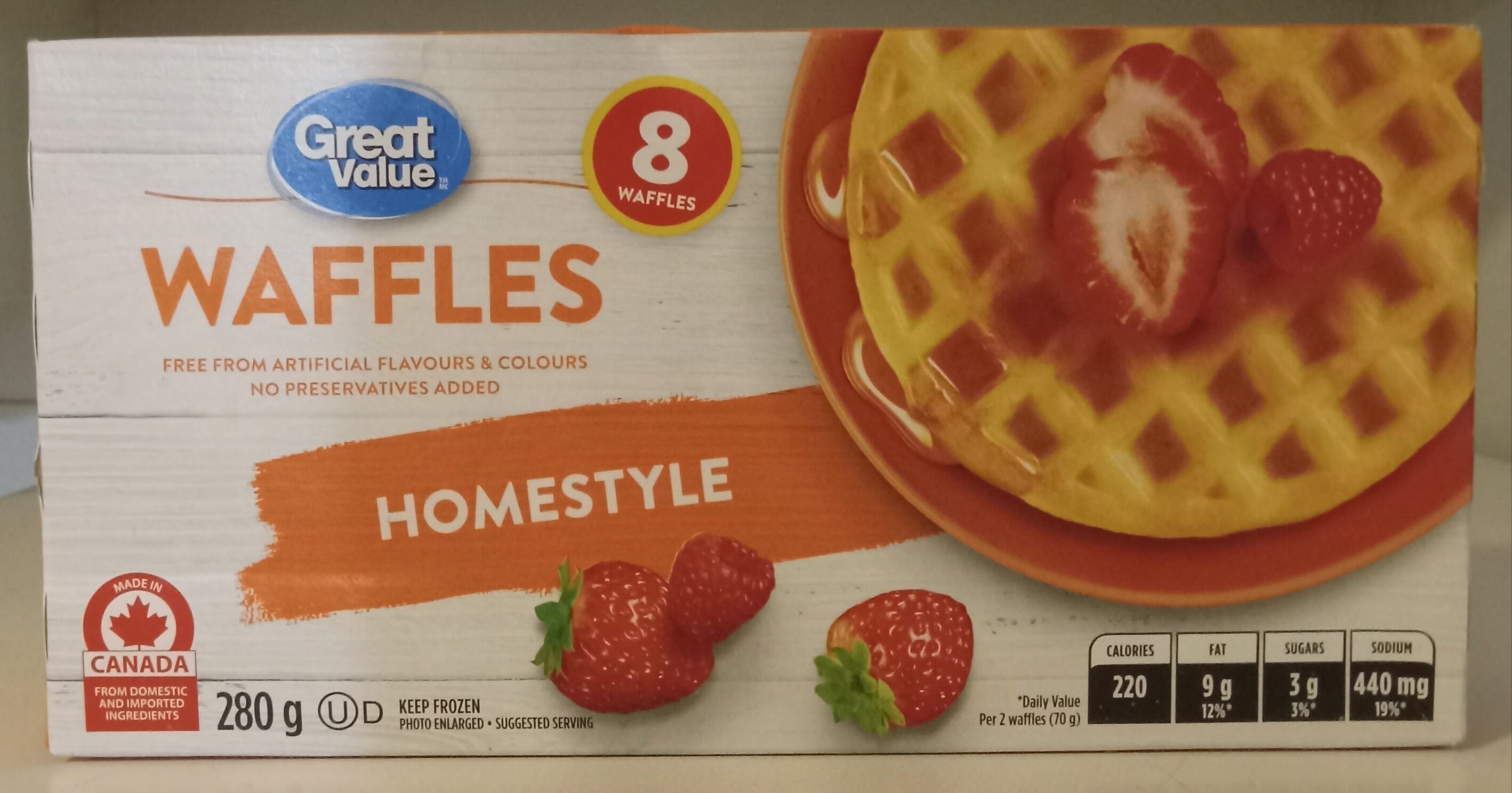 Homestyle Waffles - Product