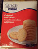 Great Value Round Original Baked Snack Crackers - Product