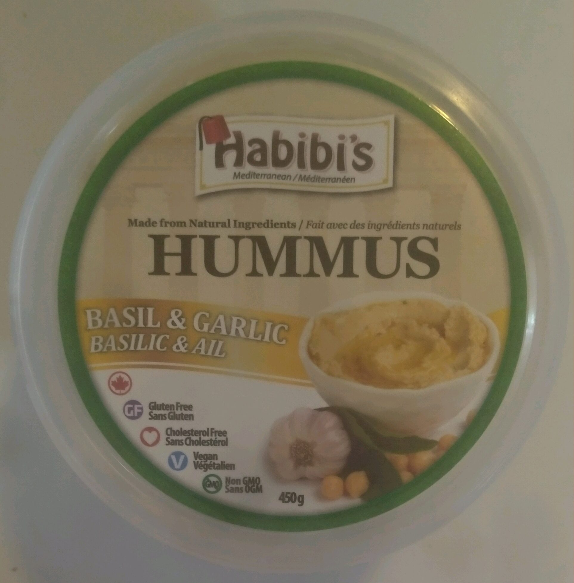 Basil & Garlic Hummus - Product