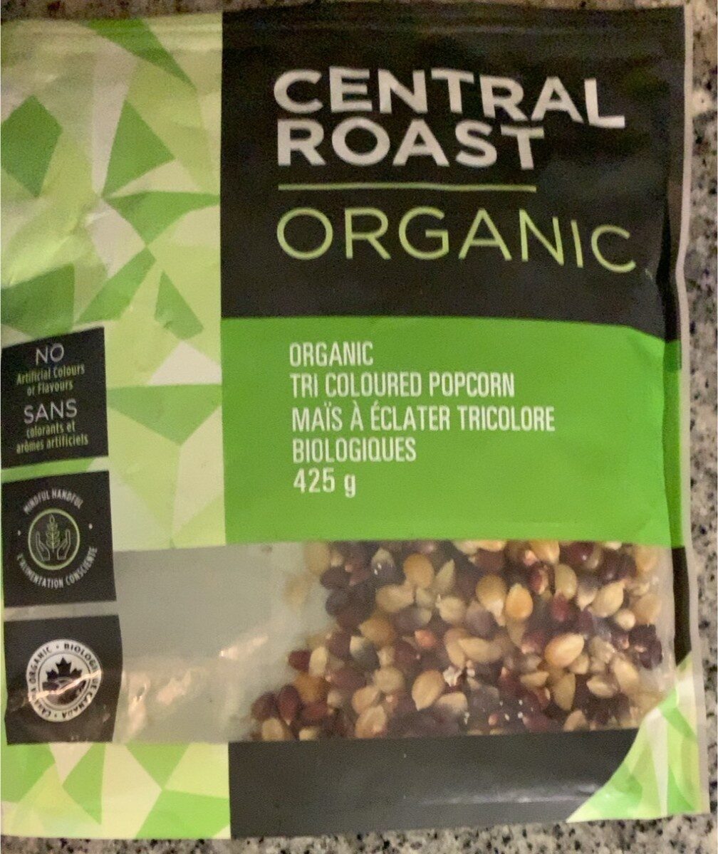 organic tricolored popcorn - Product - fr