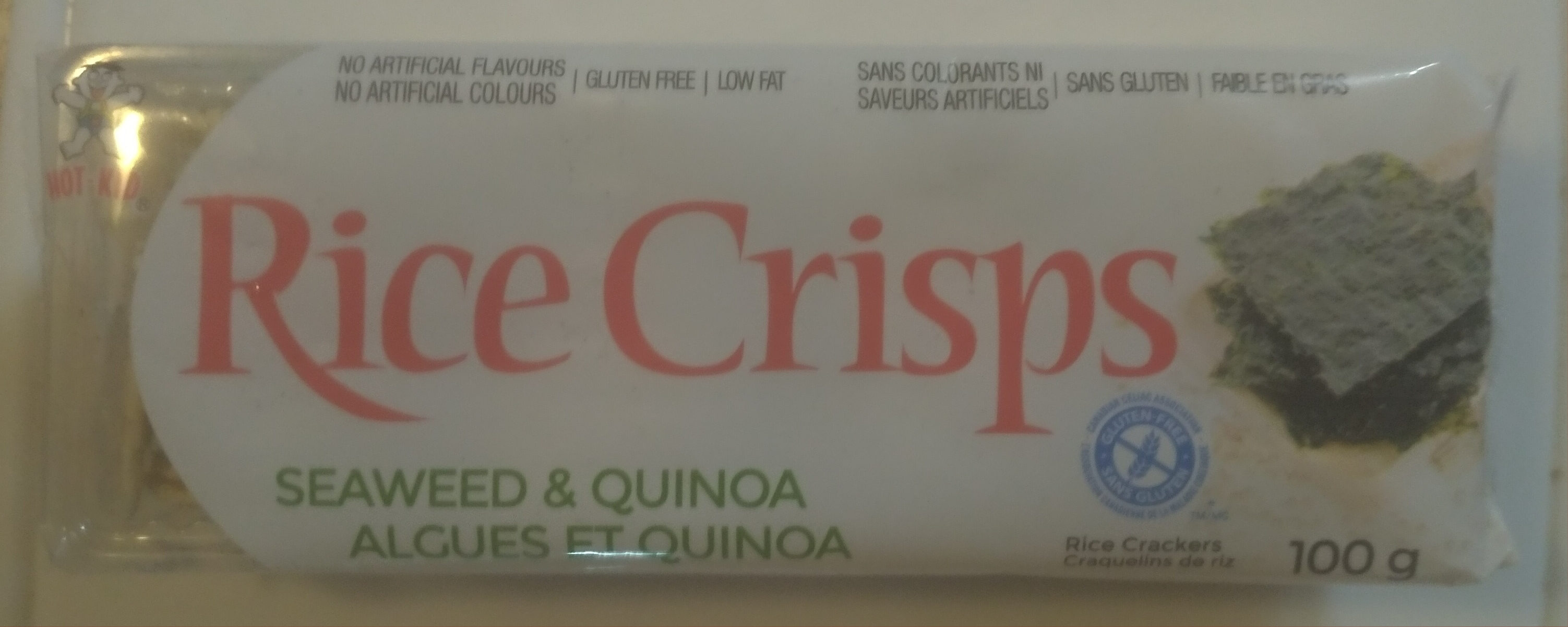 Seaweed & Quinoa Rice Crisps - Prodotto - en