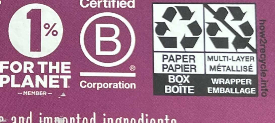 Good to go - Recycling instructions and/or packaging information