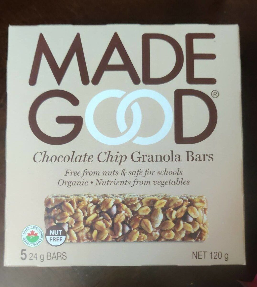 made good chocolate chip granola bars - Produit