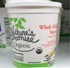 Organic vanilla whole milk yogurt - Product