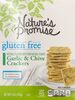 Gluten free Garlic & Chive Crackers - Product