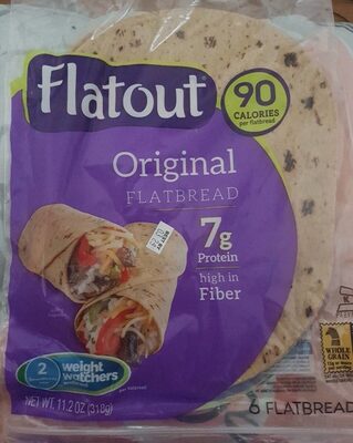 Calories in Flatout Inc. Original Light Flatbread