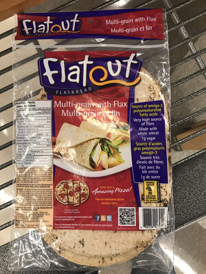 Multigrain with flax flatbread, multigrain with flax - Product