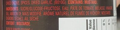 bbq sauce - Ingredients