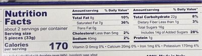 Roll Break Chocolate - Nutrition facts