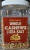 Whole Cashews with sea salt - Product