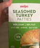 Seasoned Turkey Patties - Produkt