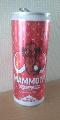 Mammoth Energy Drink Apple Strawberry - Produit