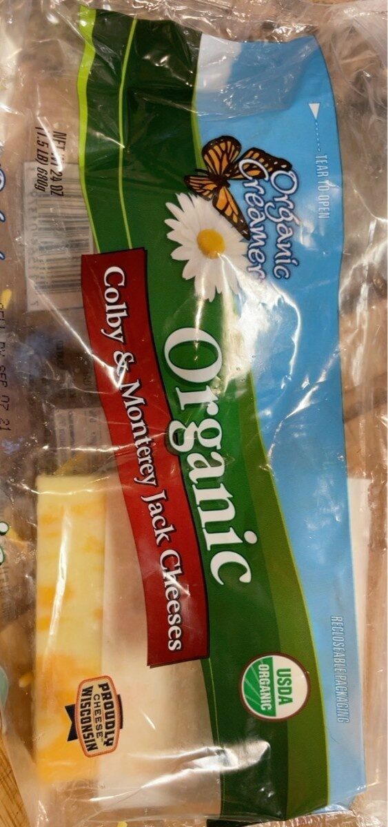 Organic colby montery jack cheeses - Product - es