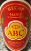 Abc Sauce Soja Douce Kecap Manis - Producte