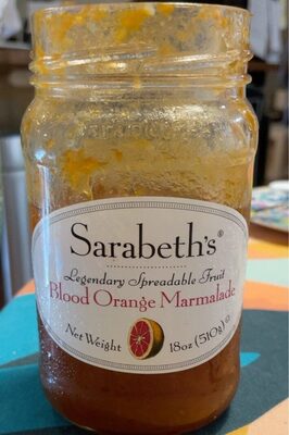 Blood Orange Marmalade, Legendary Spreadable Fruit - Product