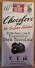 Elderberries & Blueberries Dark Chocolate - Product