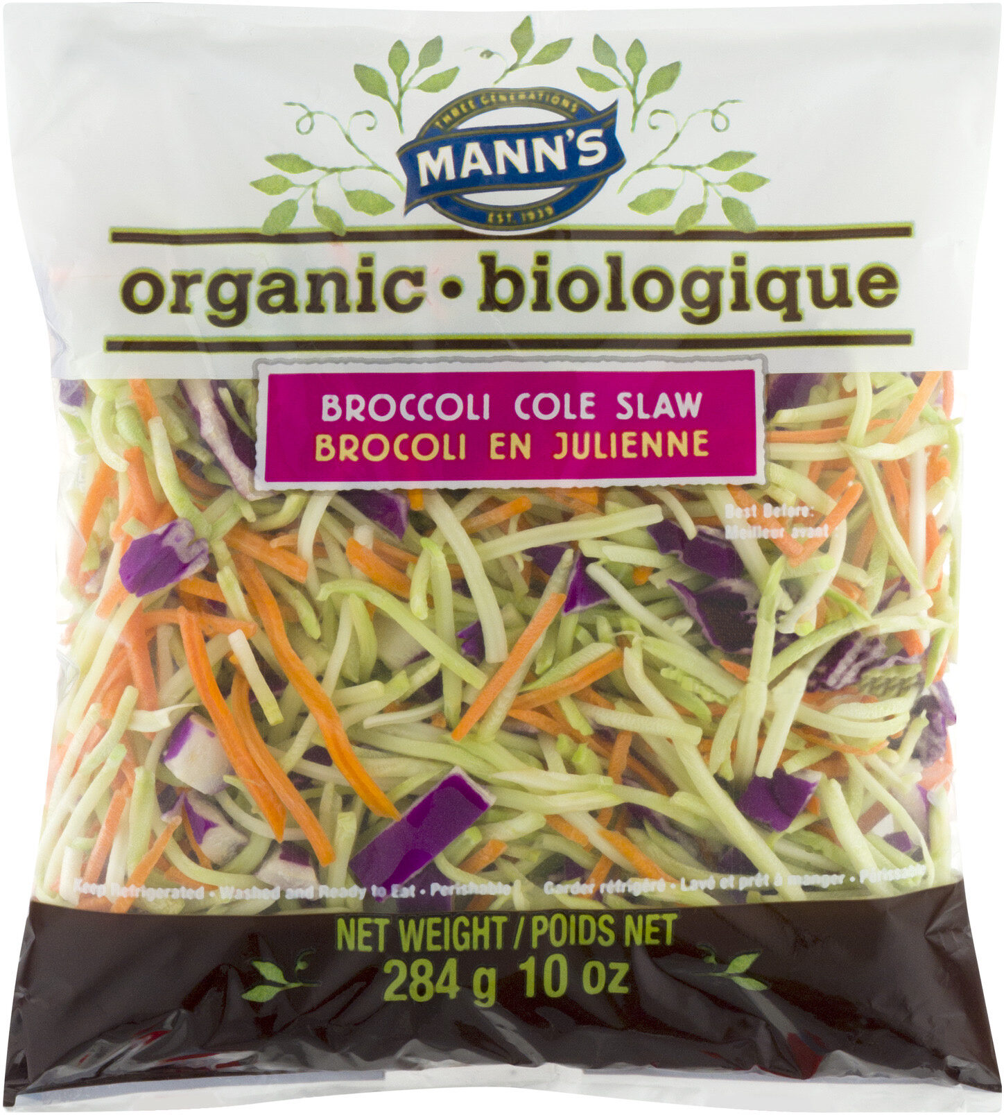 Mann's, organic broccoli cole slaw - Product