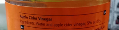 Apple cider vinegar - Ingredients