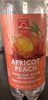 Apricot peach sparkling water beverage - Product