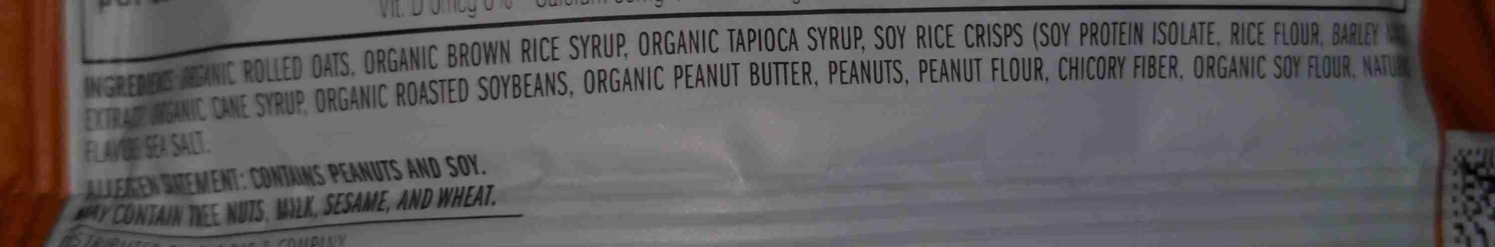 Energy bars crunchy peanut butter ounce protein bars - Ingredienti - en