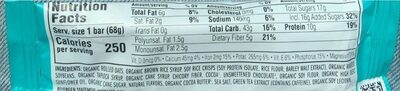 Energy Bar, Cool Mint Chocolate - Nutrition facts