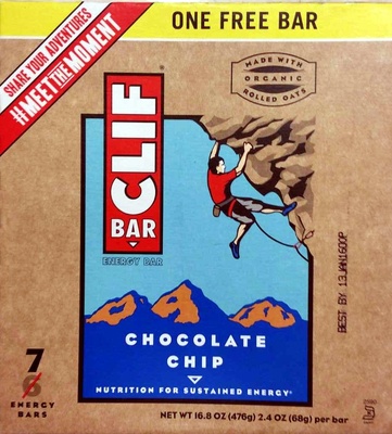 Chocolate chip energy bars, chocolate chip - Prodotto - en