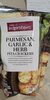 Parmesan garlic and herb pita crackers - Product