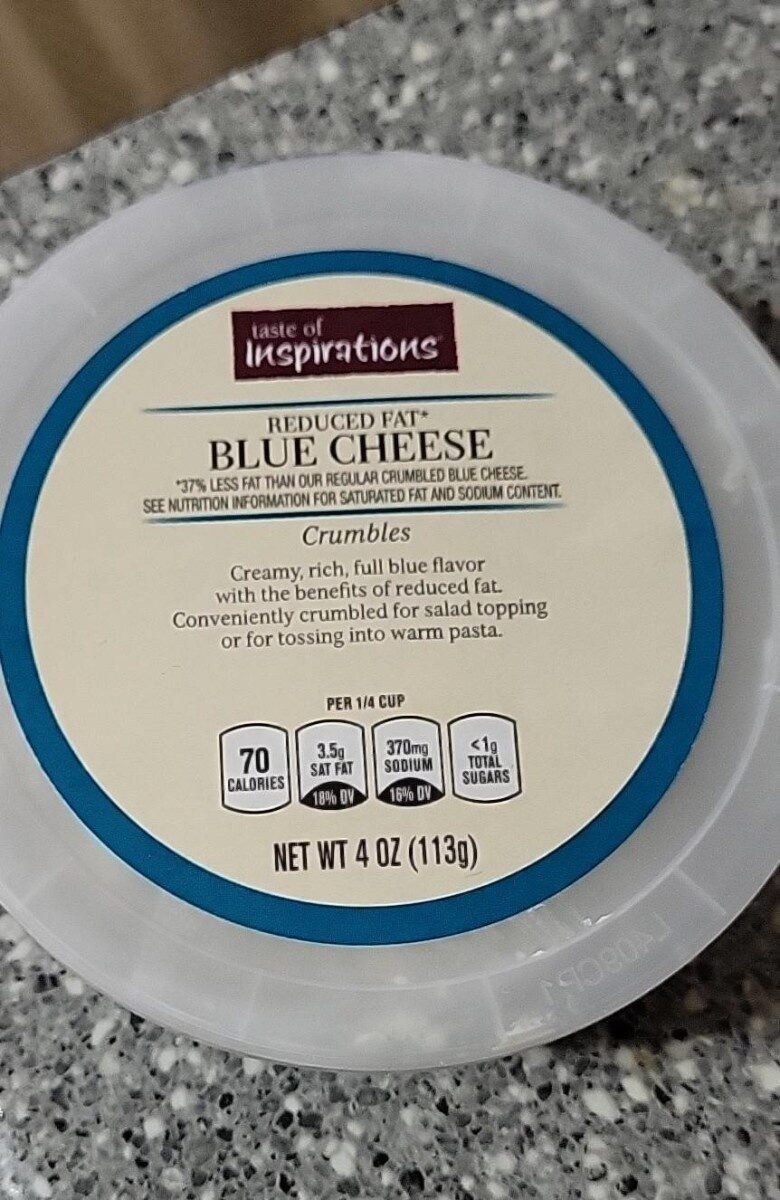 Reduced fat blue cheese - Product