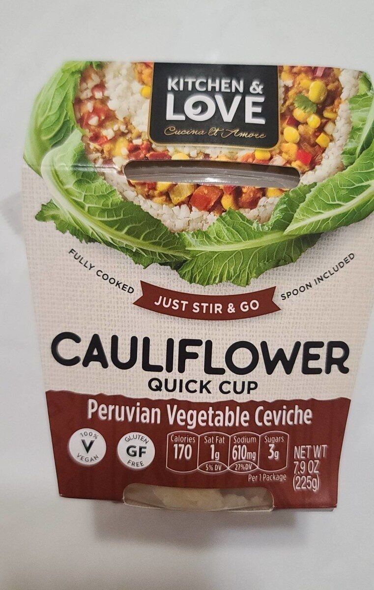 Cauliflower Peruvian Vegetable Ceviche - Product