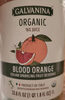 organic blood orange Italian soda - Produkt