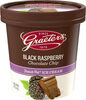 Black raspberry chocolate chip ice cream - Product