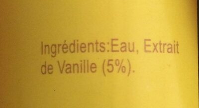 Essence de vanille - Ingrediënten - fr
