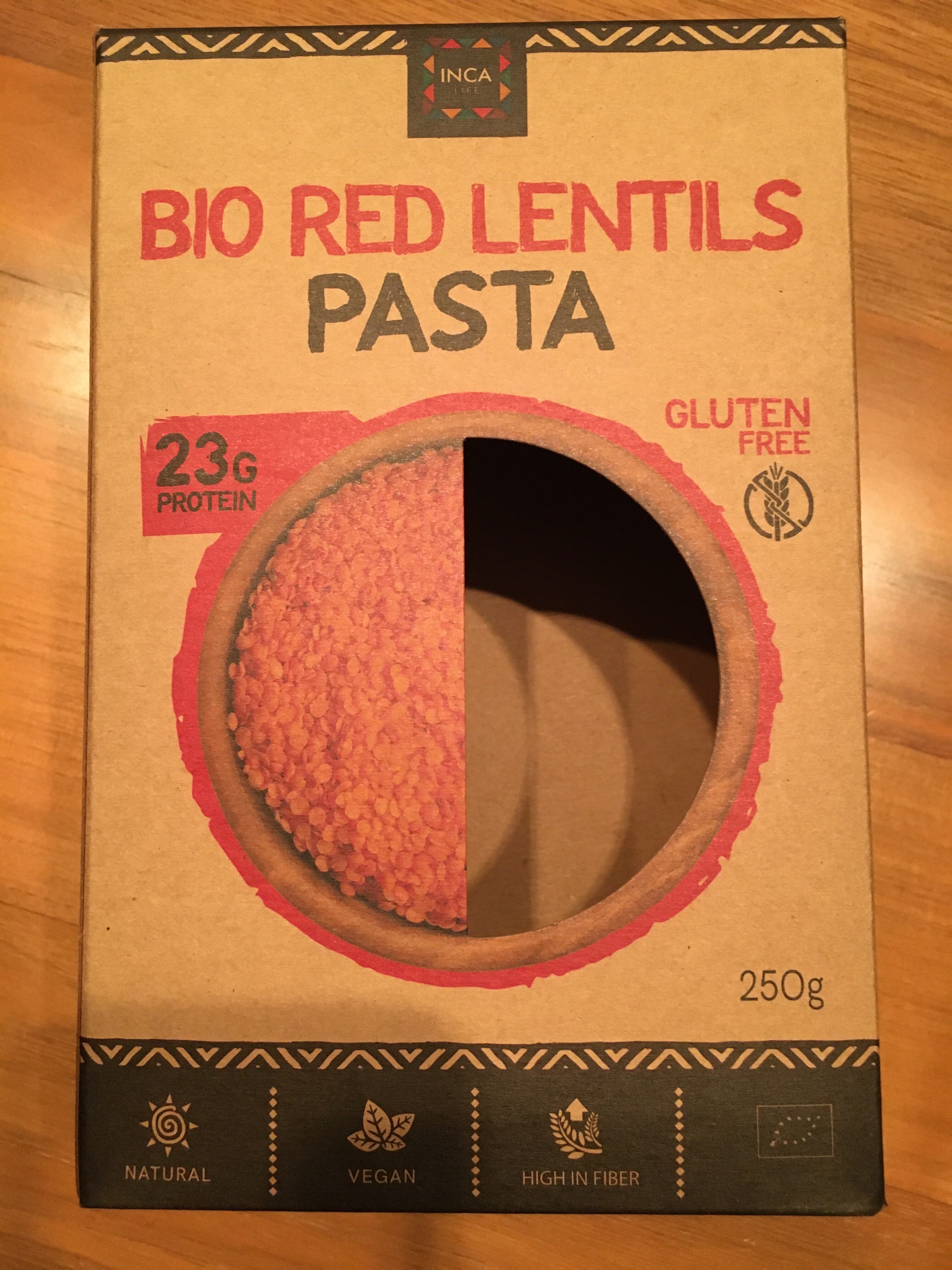 Bio red lentils pasta - Produkt