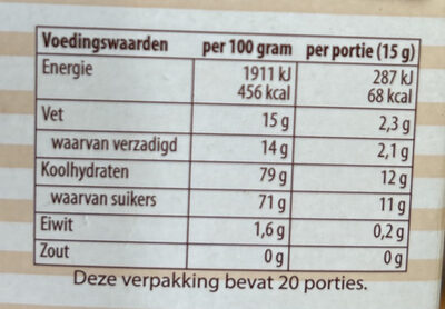 Chocavlokken - Nutrition facts - nl