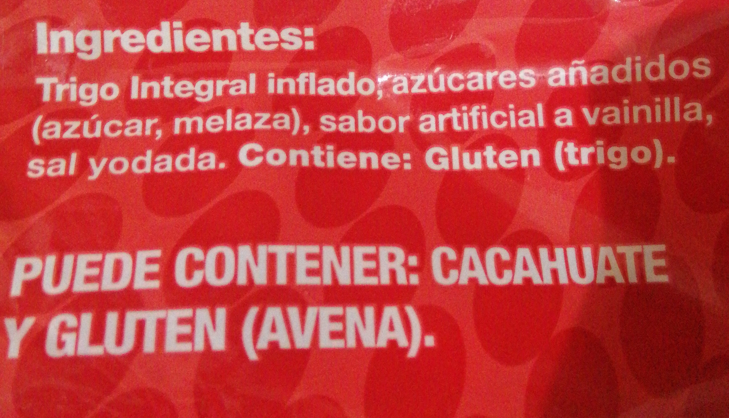 Chachitos - Ingredientes