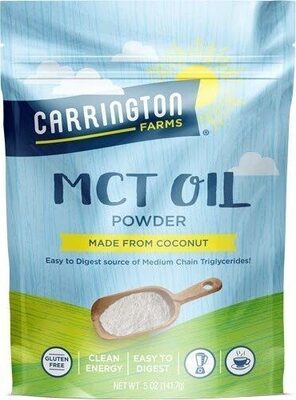 Calories in Carrington Farms Mct Oil Powder Made From Coconut