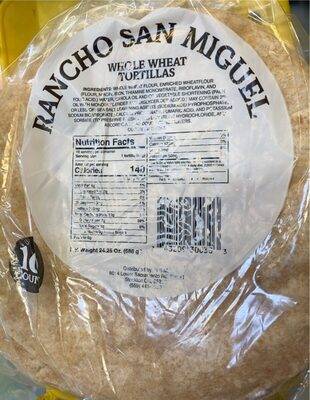 Whole wheat Tortillas - Producto - en