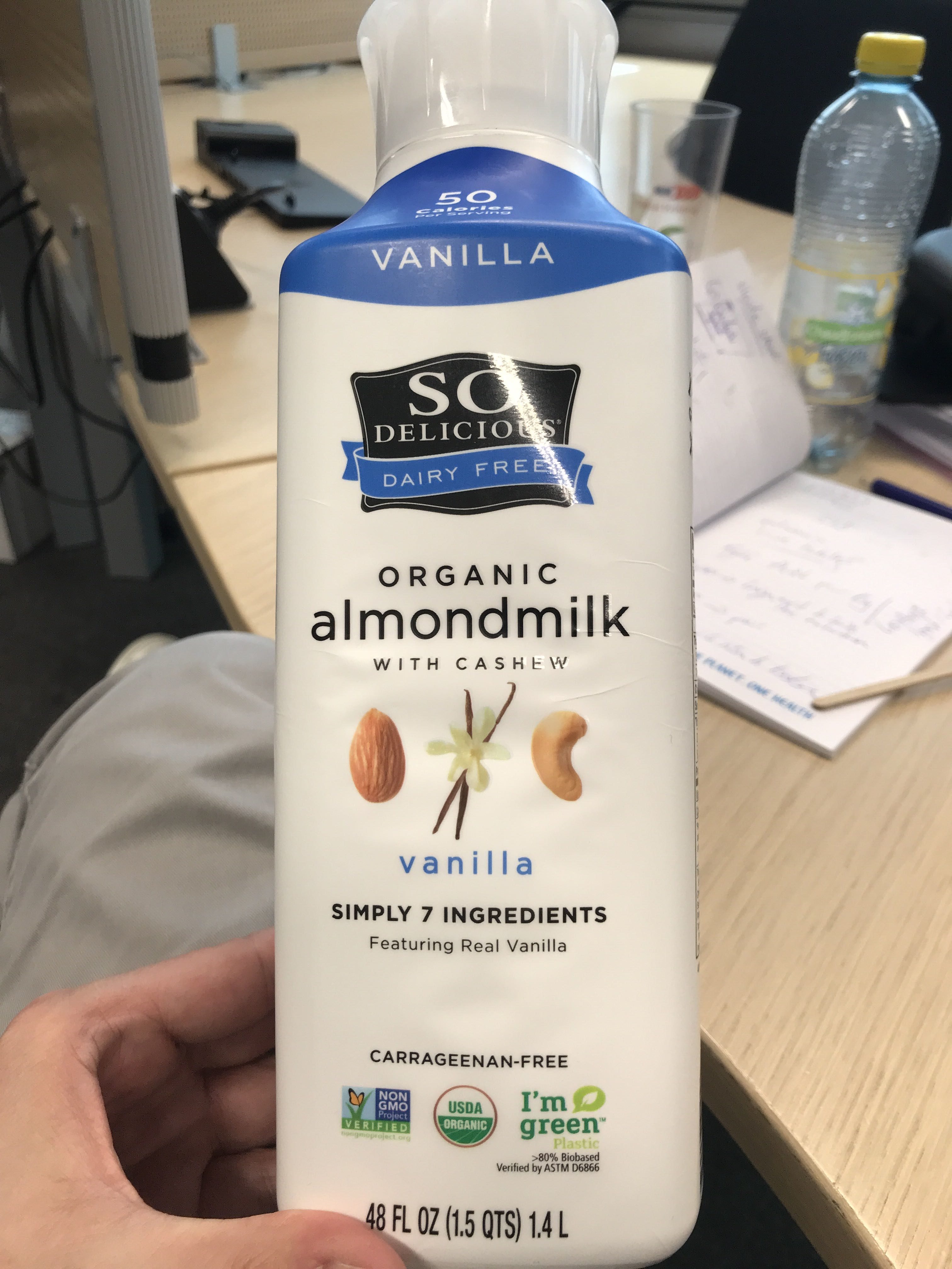Vanilla organic almond milk with cashew - Product - en