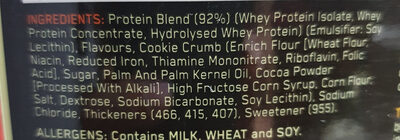 ON Gold Standard 100% Whey Protein - Ingredients