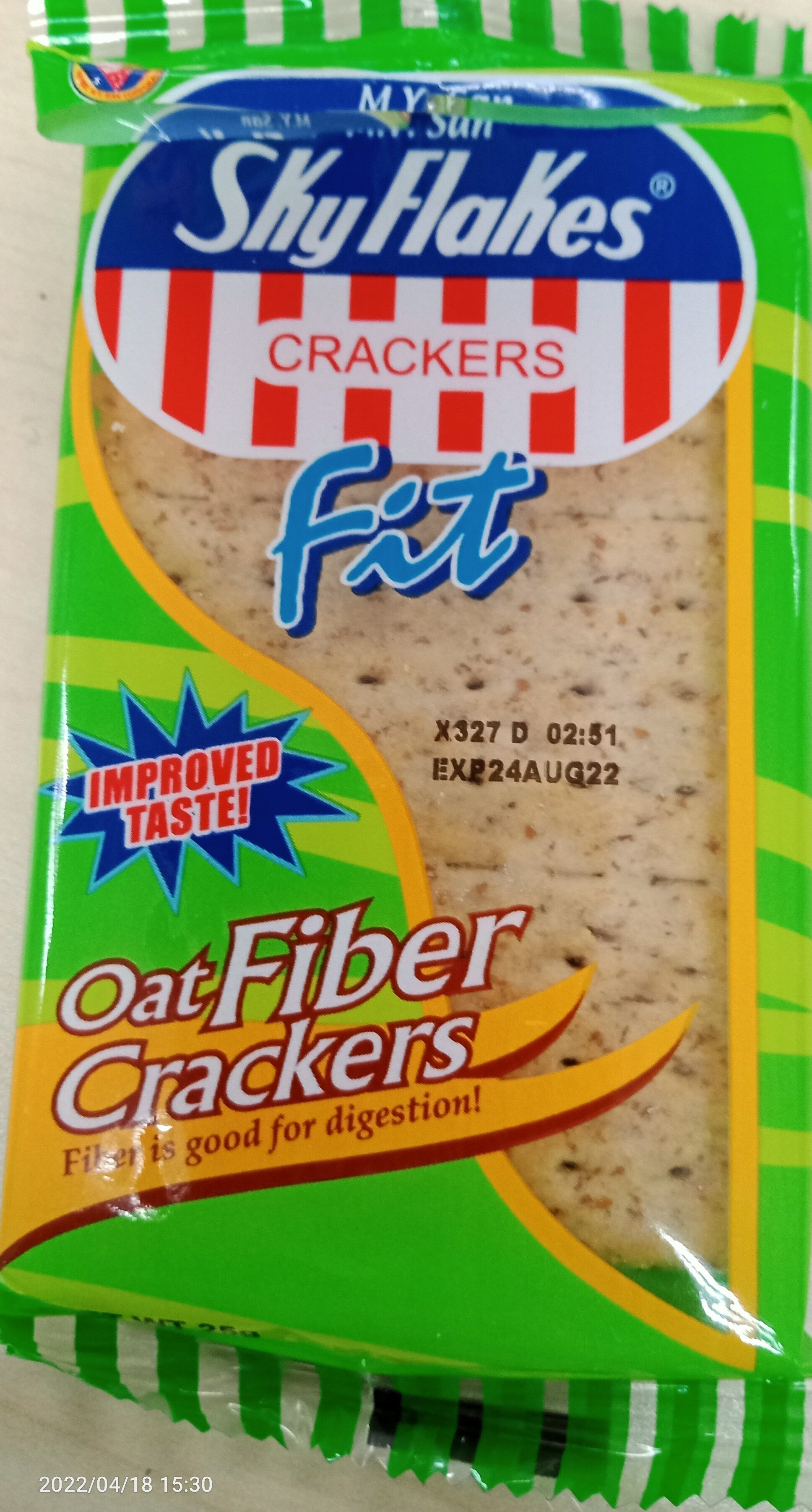 Skyflakes Oat fiber cracker - Product