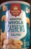 Roasted Whole Cashews (Salted) - Product
