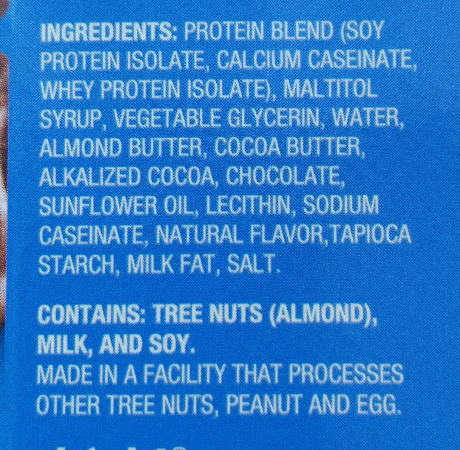 High protein brownie crunch bars - Ingredients
