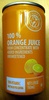 100% Orange juice from concentrate with added ingredients unsweetened - Product